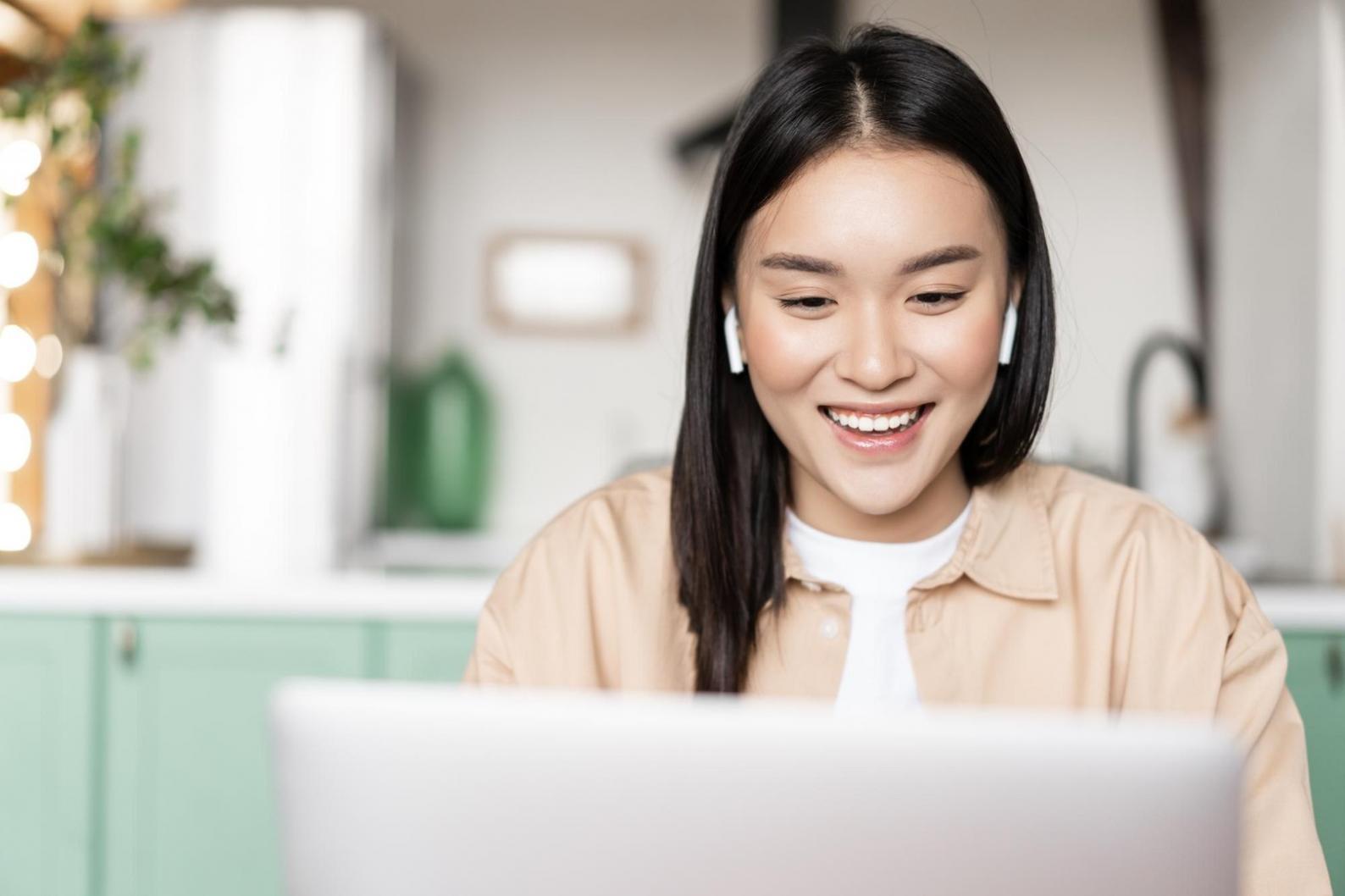 Modern digital financial tracking tools on laptop